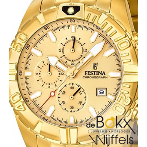 Festina horloge chronograaf met datum double F20356-1 - 57373 Festina horloge chronograaf met datum double F20356-1 - 57373