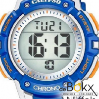 Kinderhorloge digitaal Calypso blauw met lampje - 57384