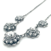collier Zeeuwse knoop ketting 5 knoopjes dutch button zilver - 57454 collier Zeeuwse knoop ketting 5 knoopjes dutch button zilver - 57454
