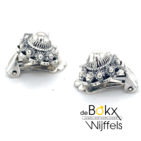 Zeeuwse knoop zilveren oorclips 12mm - 57455 Zeeuwse knoop zilveren oorclips 12mm - 57455
