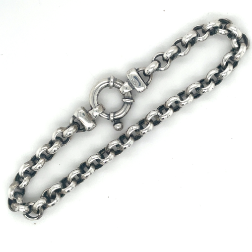 Armband zilver jasseron 19.5cm - 57479