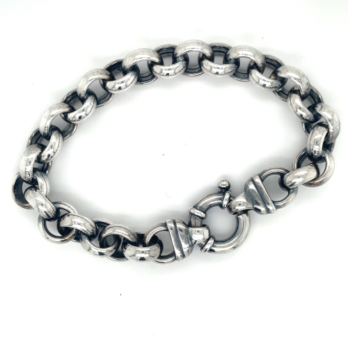 Armband zilver jasseron 21cm - 57482 Armband zilver jasseron 21cm - 57482