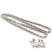 Zilveren koord ketting 45cm - 57470 Zilveren koord ketting 45cm - 57470