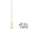Gouden verlengketting om kettingen langer te maken 10cm - 57549 Gouden verlengketting om kettingen langer te maken 10cm - 57549