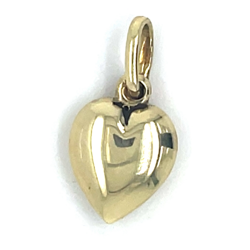 Klein gouden hartje 13mm bol - 57579