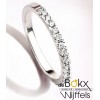 Witgouden memoire ring met 0.26crt diamant maat 54 - 56147 Witgouden memoire ring met 0.26crt diamant maat 54 - 56147