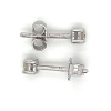 Witgouden diamanten oorbellen 0.10ct - 55520 Witgouden diamanten oorbellen 0.10ct - 55520