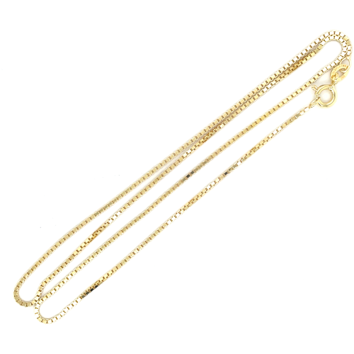 Ketting venetiaans double/goudkleurig 45cm 1.2mm - 57614 Ketting venetiaans double/goudkleurig 45cm 1.2mm - 57614