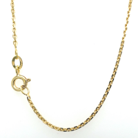 Ketting Ankers double /goudkleurig 50cm 1.7mm - 57615 Ketting Ankers double /goudkleurig 50cm 1.7mm - 57615