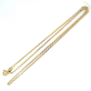 Ketting Ankers double /goudkleurig 50cm 1.7mm - 57615 Ketting Ankers double /goudkleurig 50cm 1.7mm - 57615