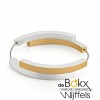 Clic by suzanne armband A32G goud kleur met vier bogen met dubbele magneetsluitingen - 56281