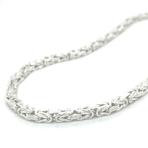 koningsketting 60cm zilver 3.5mm - 55540 koningsketting 60cm zilver 3.5mm - 55540