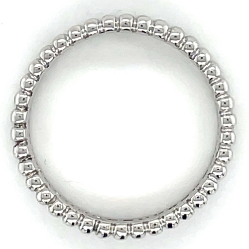 Ring zilver met veel zirkonia en bolletjes maat 56 - 55649