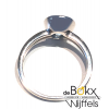 Witgoud damesringen met topaas maat 57 - 55750 Witgoud damesringen met topaas maat 57 - 55750