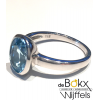 Witgoud damesringen met topaas maat 57 - 55750 Witgoud damesringen met topaas maat 57 - 55750