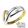 Fantasie ring goud dames met zirkonia maat 58 - 55754 Fantasie ring goud dames met zirkonia maat 58 - 55754