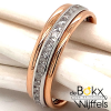 Roodgoud damesringen met zirkonia maat 54 - 55770 Roodgoud damesringen met zirkonia maat 54 - 55770