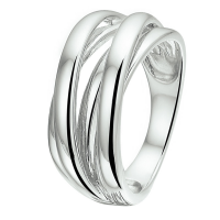 Zilver ring maat 56 - 55963