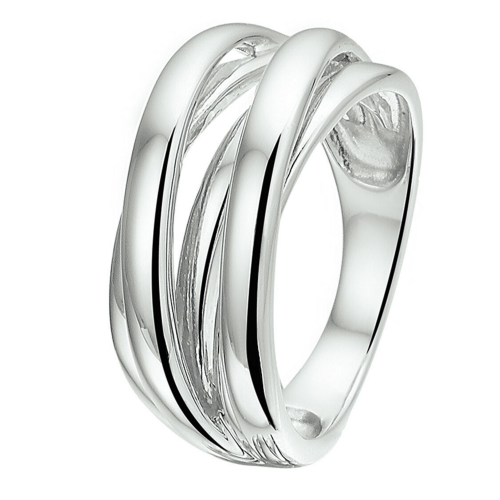 Zilver ring maat 56 - 55963