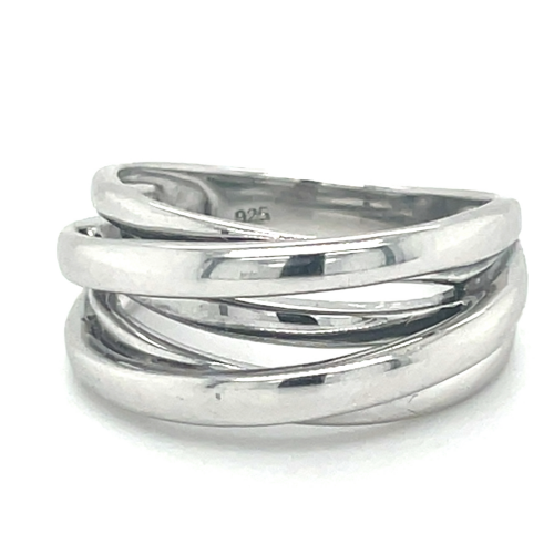 Zilver ring maat 56 - 55963