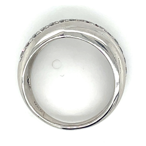 brede zilver ring maat 56 met zirkonia steentjes - 55965 brede zilver ring maat 56 met zirkonia steentjes - 55965