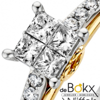 Gouden ring met diamant maat 54 - 56359