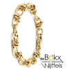 Geelgouden schakelarmband met luxe karabijnsluiting 19.5cm - 56361 Geelgouden schakelarmband met luxe karabijnsluiting 19.5cm - 56361