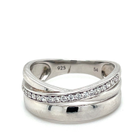 ring zilver met zirkonia maat 54 - 56394 ring zilver met zirkonia maat 54 - 56394