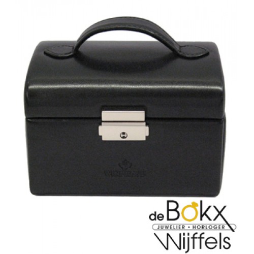 sieraden koffer windrose zwart merino 803676-8 - 56402 sieraden koffer windrose zwart merino 803676-8 - 56402