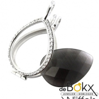 My imenso druppel 25mm faceted mirror glas champange - 56428 My imenso druppel 25mm faceted mirror glas champange - 56428