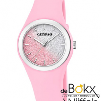Licht roze tienerhorloge calypso - 56467