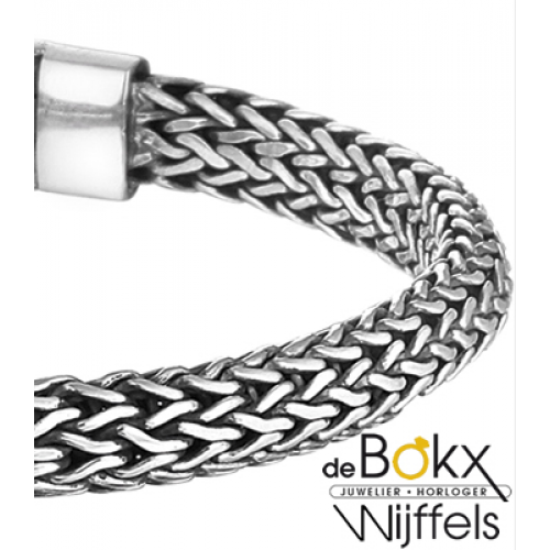 zilveren uniseks armband geoxideerd - 55892 zilveren uniseks armband geoxideerd - 55892