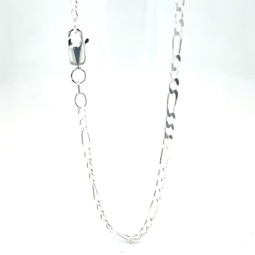 figaro ketting 60cm zilver 2.75mm - 56480