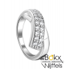 Ring met zirkonia in maat 56 in zilver - 55900 Ring met zirkonia in maat 56 in zilver - 55900