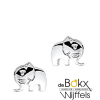 Zilveren oorknopjes olifant - 55916 Zilveren oorknopjes olifant - 55916