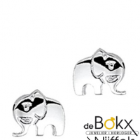 Zilveren oorknopjes olifant - 55916 Zilveren oorknopjes olifant - 55916