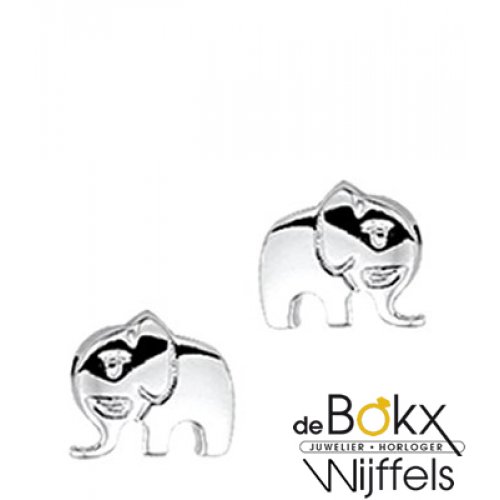 Zilveren oorknopjes olifant - 55916 Zilveren oorknopjes olifant - 55916