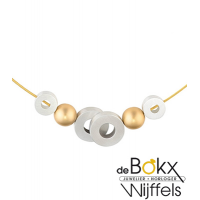 Clic by suzanne bolletjes en ringen collier C131GOLD - 56762 Clic by suzanne bolletjes en ringen collier C131GOLD - 56762