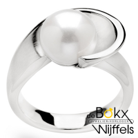 Parel ring van bastian inverun maat 53 - 56001 Parel ring van bastian inverun maat 53 - 56001