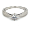 Zilver ring met zirkonia maat 56 - 55944 Zilver ring met zirkonia maat 56 - 55944