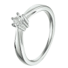 Zilver ring met zirkonia maat 56 - 55944