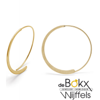 Oorhangers van bastian inverun verguld met gerafineerde vormverloop - 56008 Oorhangers van bastian inverun verguld met gerafineerde vormverloop - 56008