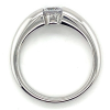 Zilver ring maat 56 met zirkonia steen 5mm - 55946