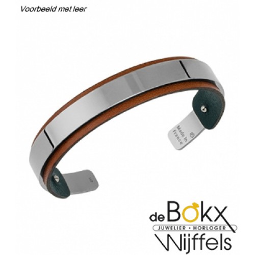 les Georgettes armband 14mm bandeau zilver - 56033 les Georgettes armband 14mm bandeau zilver - 56033