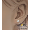 Geelgoud oorknoppen met zirkonia 5mm - 56539 Geelgoud oorknoppen met zirkonia 5mm - 56539