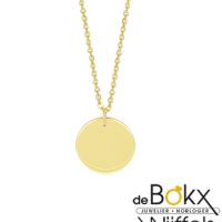Gouden ketting met rondje - 56810 Gouden ketting met rondje - 56810