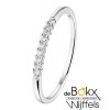Witgoud damesring met diamant maat 53 - 56814 Witgoud damesring met diamant maat 53 - 56814