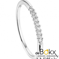 Witgoud damesring met diamant maat 53 - 56814 Witgoud damesring met diamant maat 53 - 56814