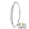 Witgoud damesring met diamant maat 53 - 56814 Witgoud damesring met diamant maat 53 - 56814