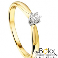 Gouden ring met diamant maat 53 - 56819 Gouden ring met diamant maat 53 - 56819